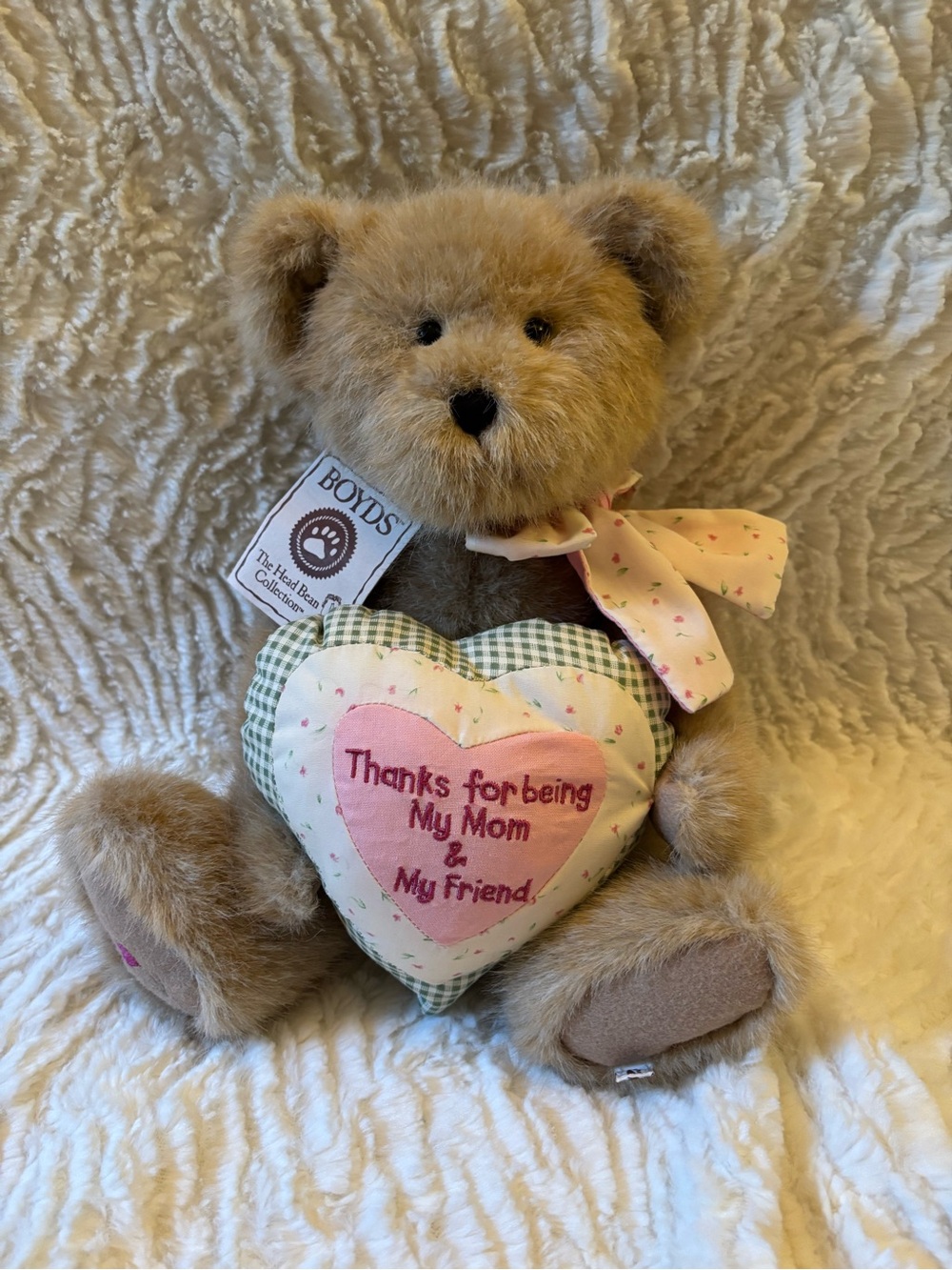 Plush Boyd’s  Bear with pillow